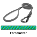 klassische Hundeleine TWIST - M - 175cm - blau mit grünem Swirl
